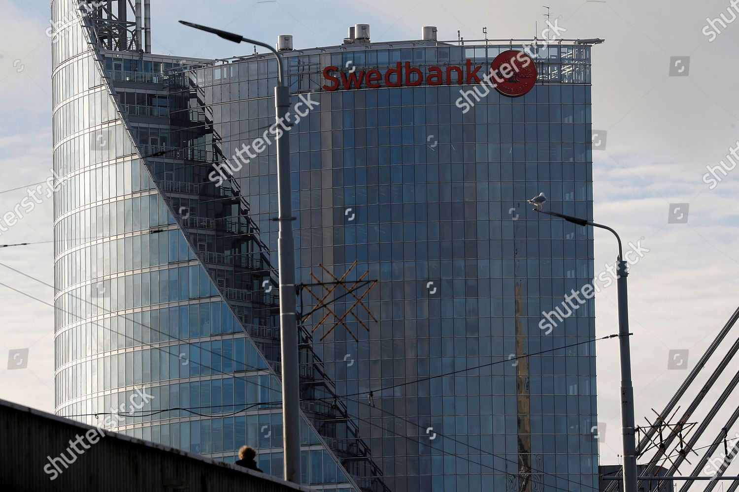 View Swedbank Bank Building Riga Latvia Editorial Stock Photo - Stock ...