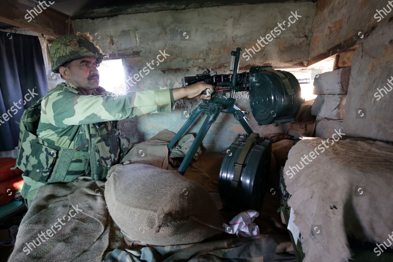 Indian Border Security Force Bsf Soldier Editorial Stock Photo - Stock ...