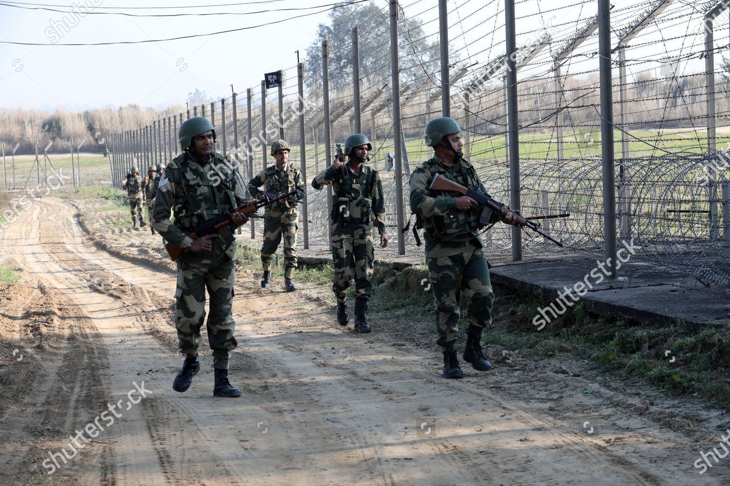 Indian Border Security Force Bsf Soldiers Editorial Stock Photo - Stock ...