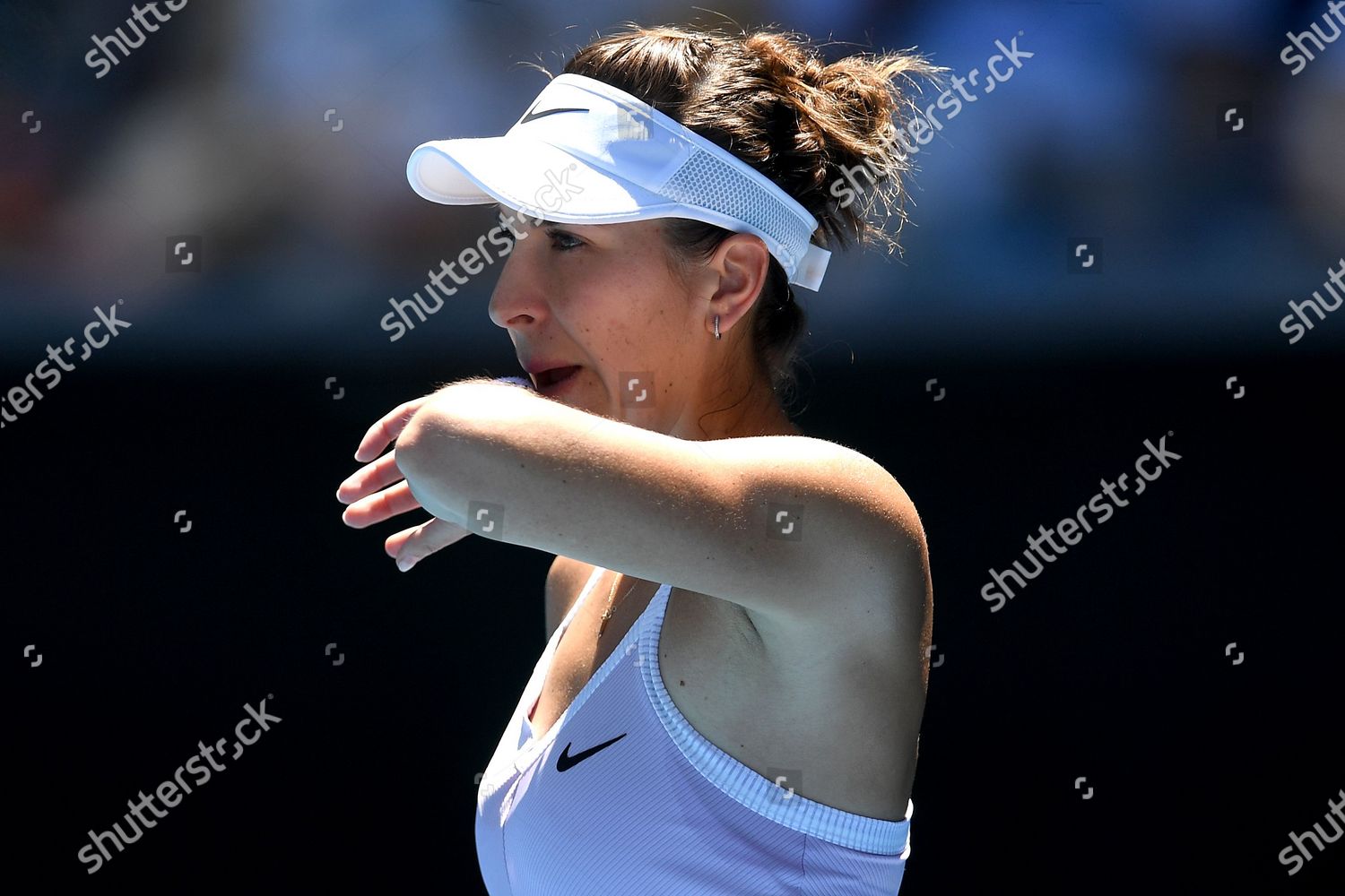 Belinda Bencic Switzerland Reacts While Action Editorial Stock Photo ...