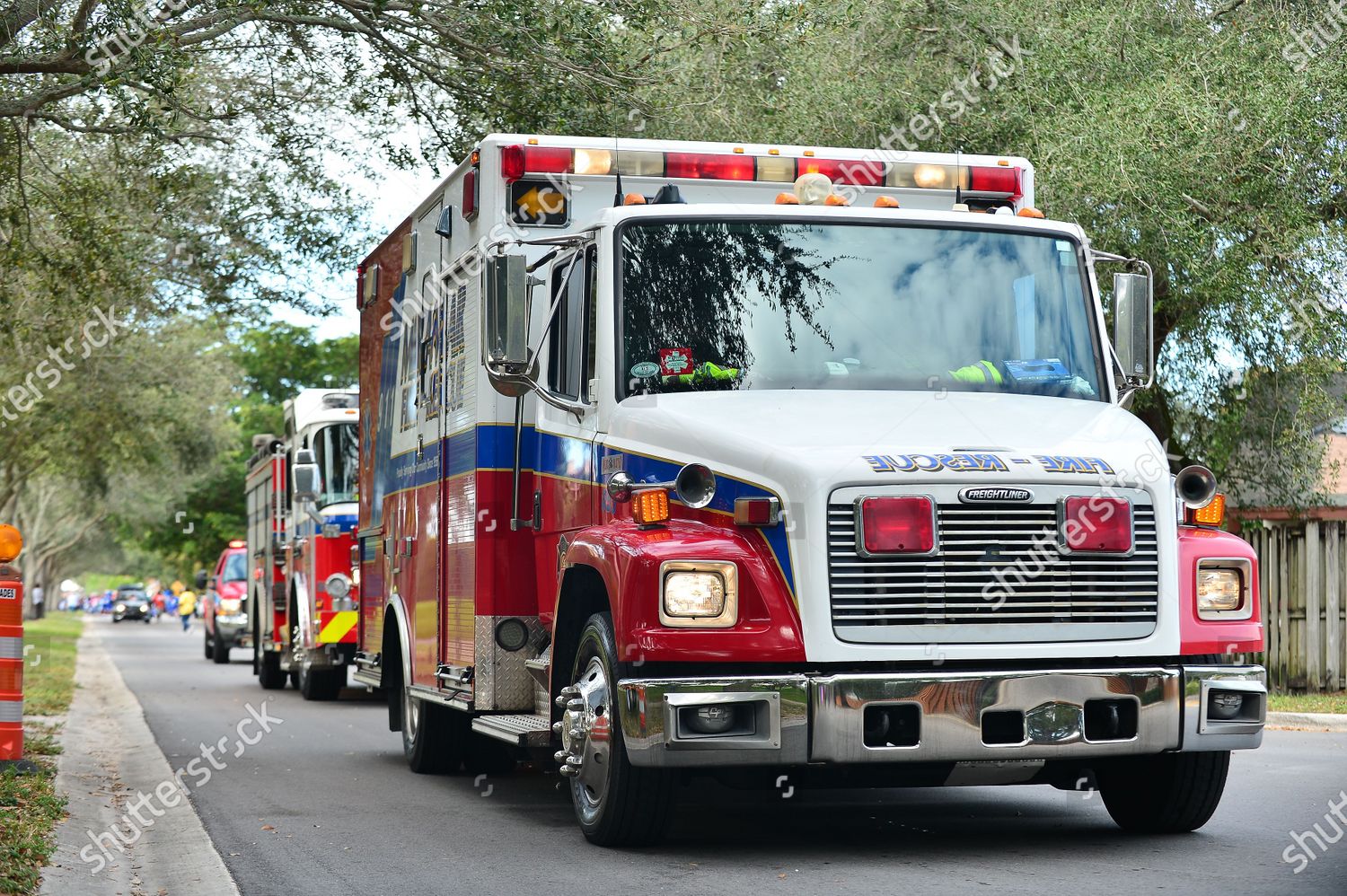 City Miramar Fire Rescue Truck During Editorial Stock Photo Stock