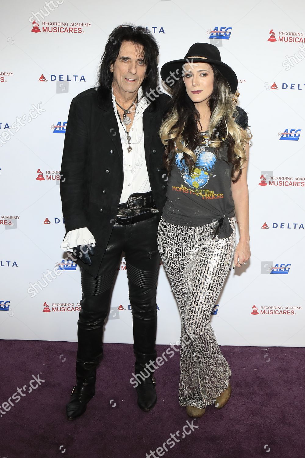 Alice Cooper L His Daughter Us Editorial Stock Photo - Stock Image ...