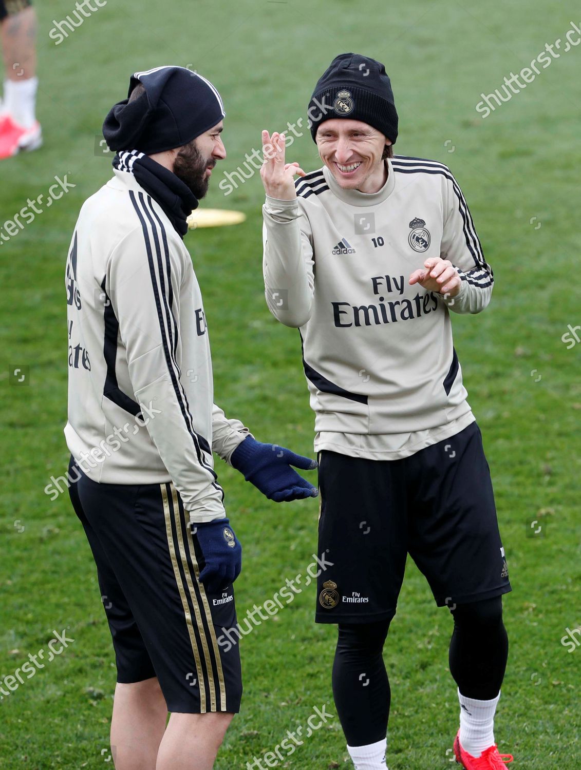 Real Madrids Karim Benzema L Luka Modric Editorial Stock Photo Stock Image Shutterstock