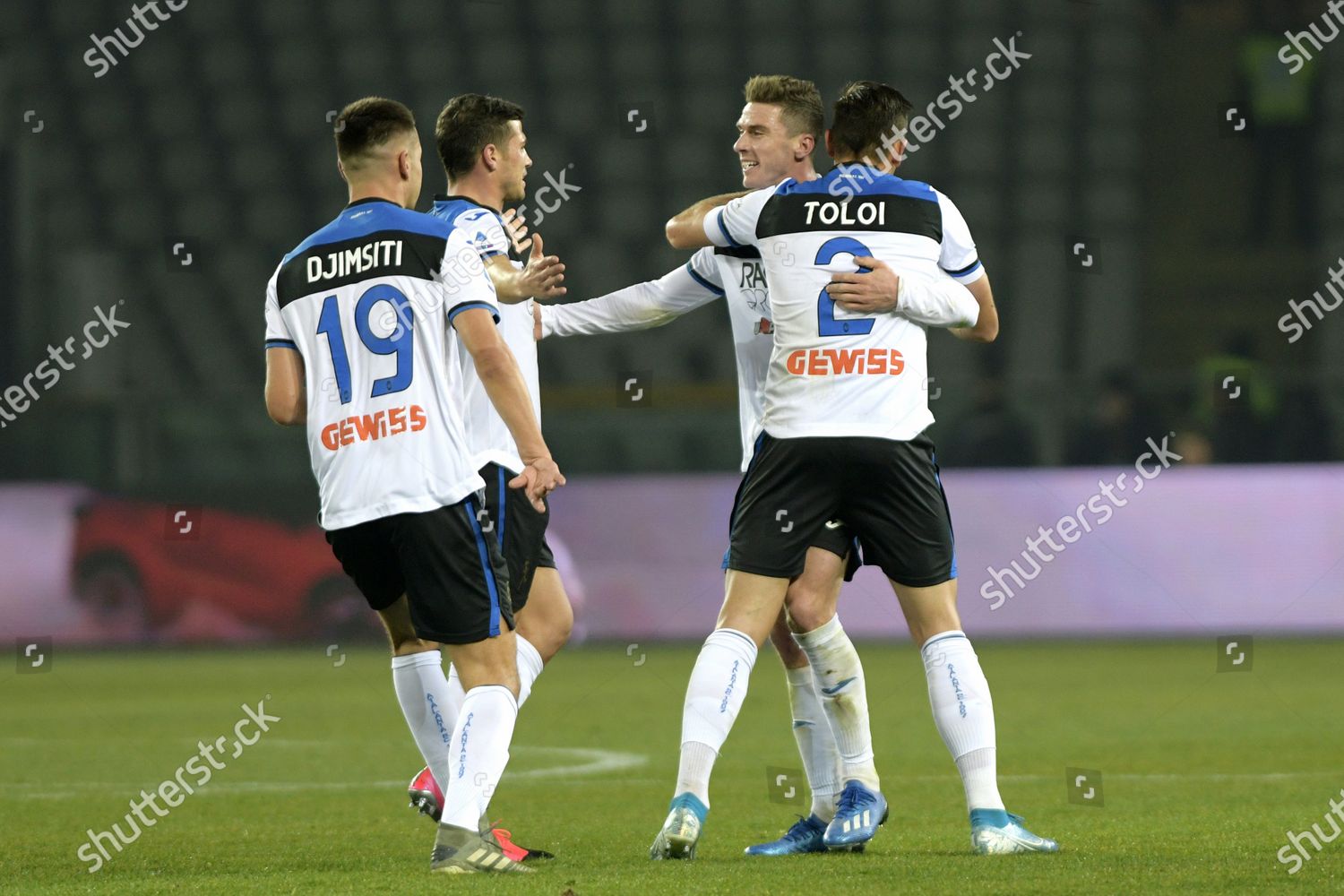 Robin Gosens Atalanta Celebrates After Scoring Goal Editorial