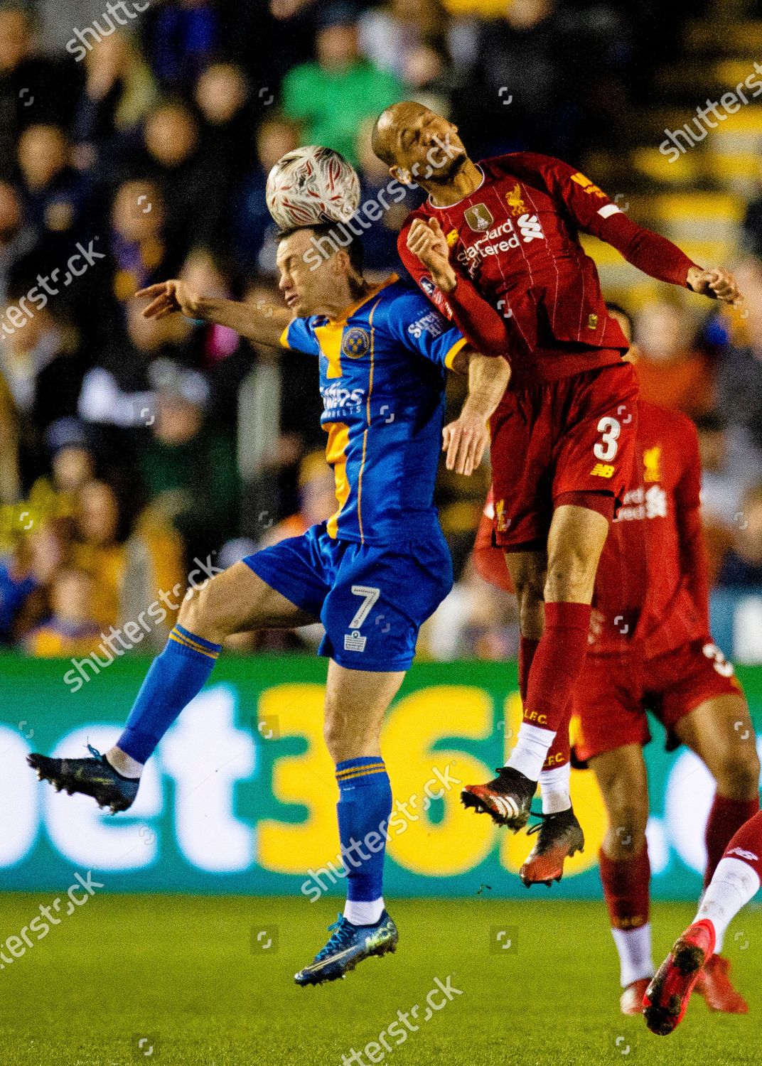 Shrewsburys Shaun Whalley L Action Against Liverpools Editorial Stock Photo Stock Image Shutterstock