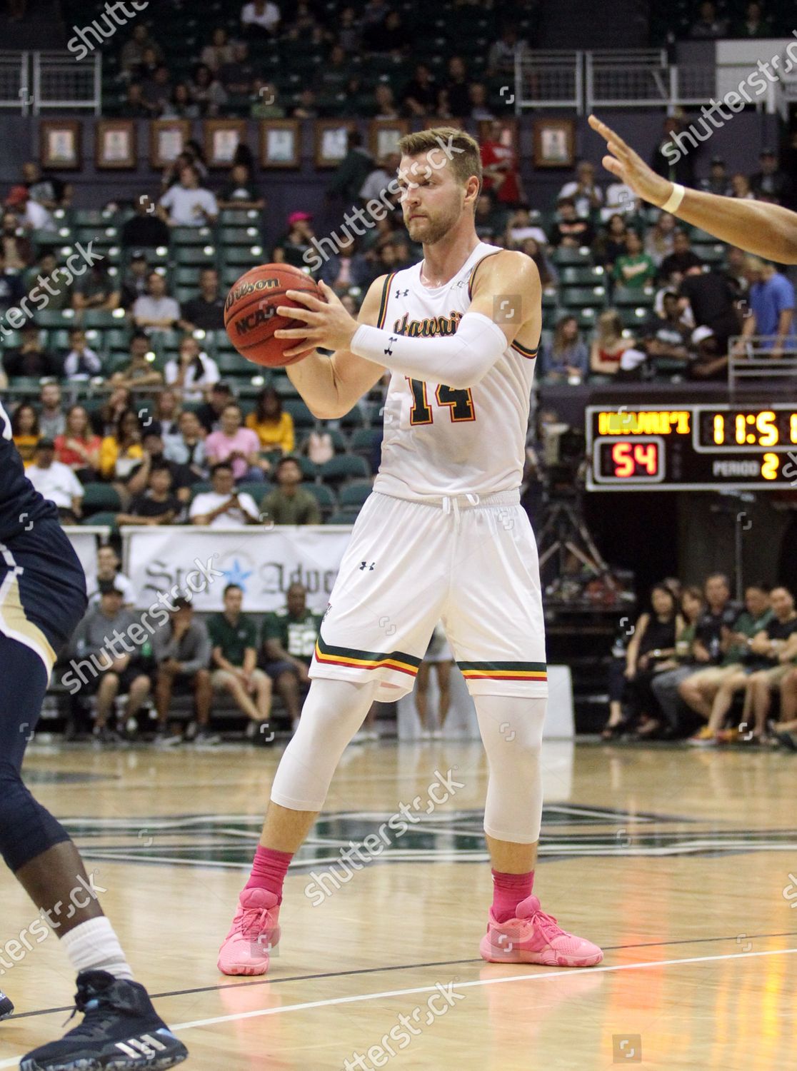 Hawaii Rainbow Warriors Forward Zigmars Raimo Editorial Stock Photo ...