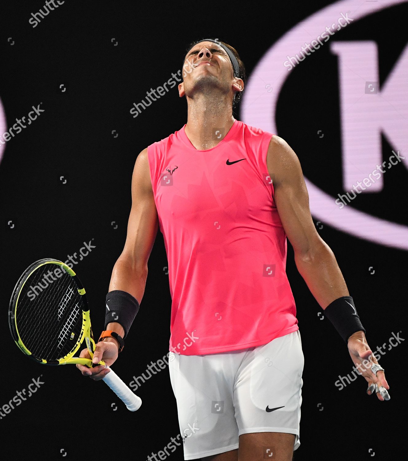 Rafael Nadal Looks Dejected During His Mens のエディトリアルストック写真 ストック画像 Shutterstock