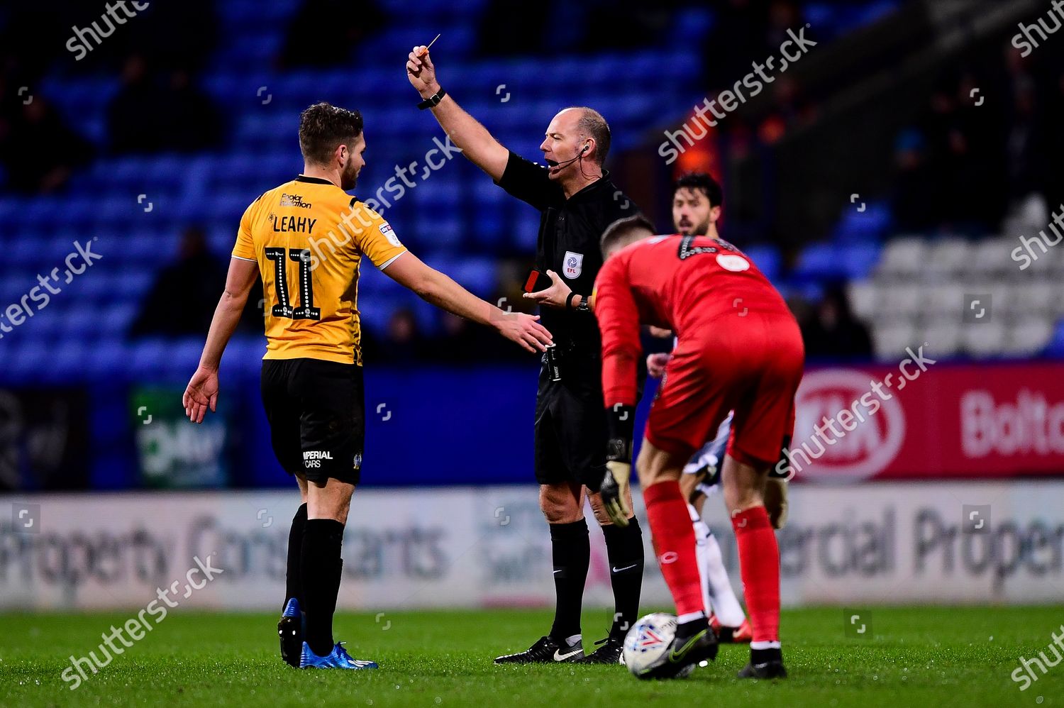 Luke Leahy Bristol Rovers Receives Yellow Editorial Stock Photo - Stock ...