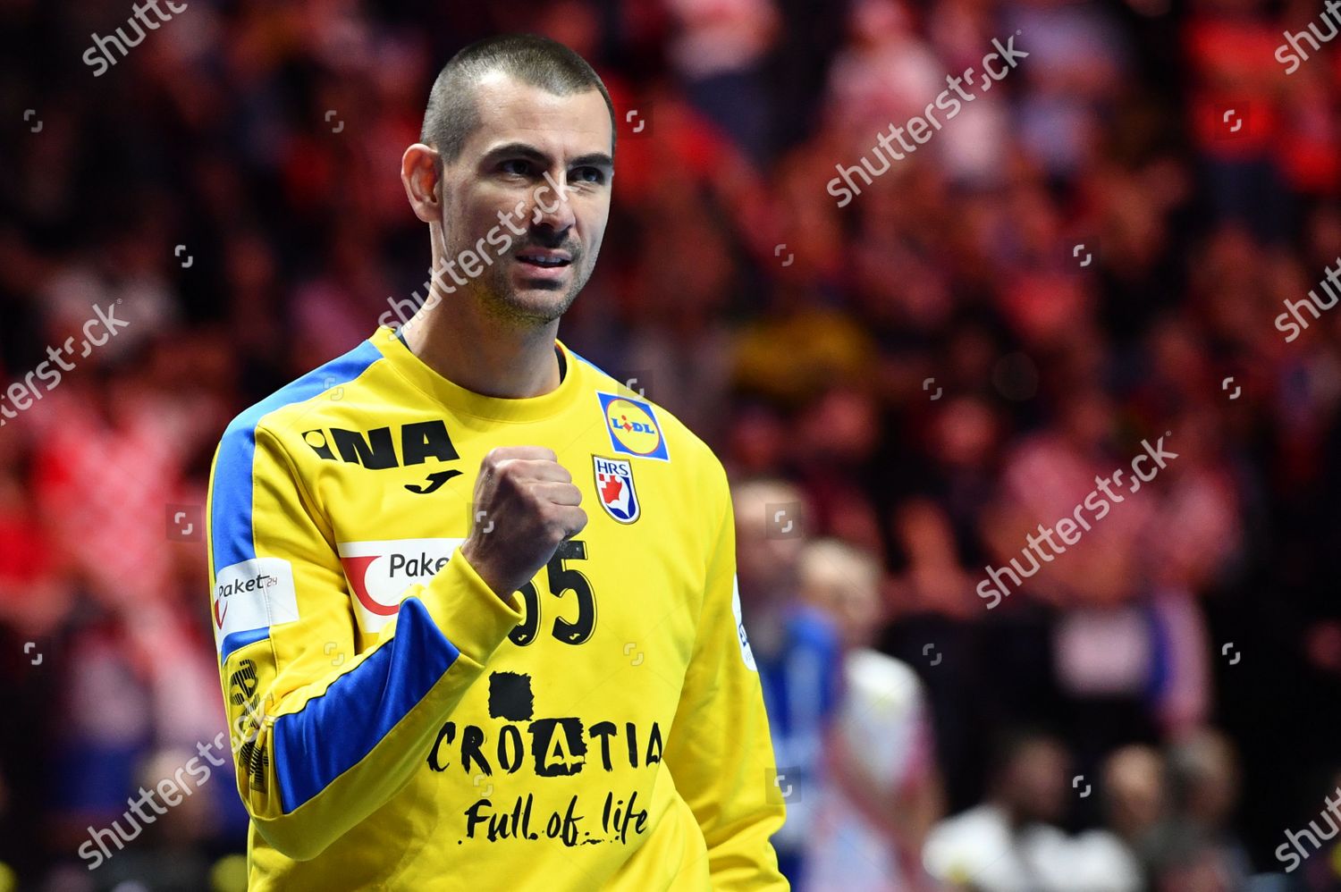 Croatias Goalkeeper Marin Sego Reacts Editorial Stock Photo Stock