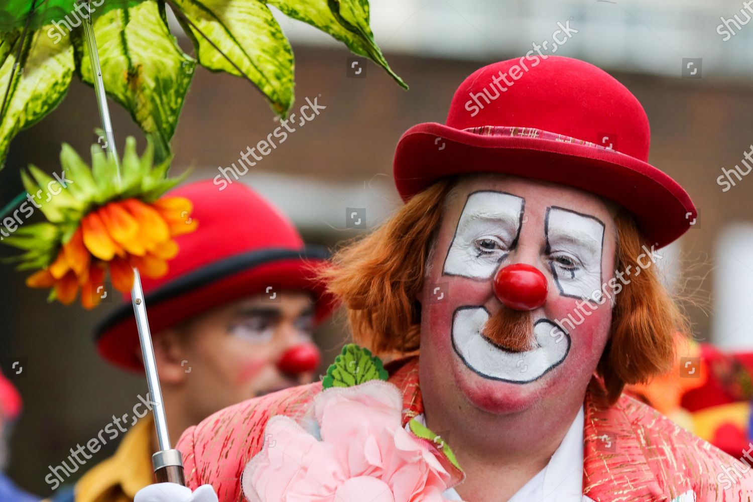 Clown Dressed Full Costume Arrives Annual Editorial Stock Photo - Stock ...