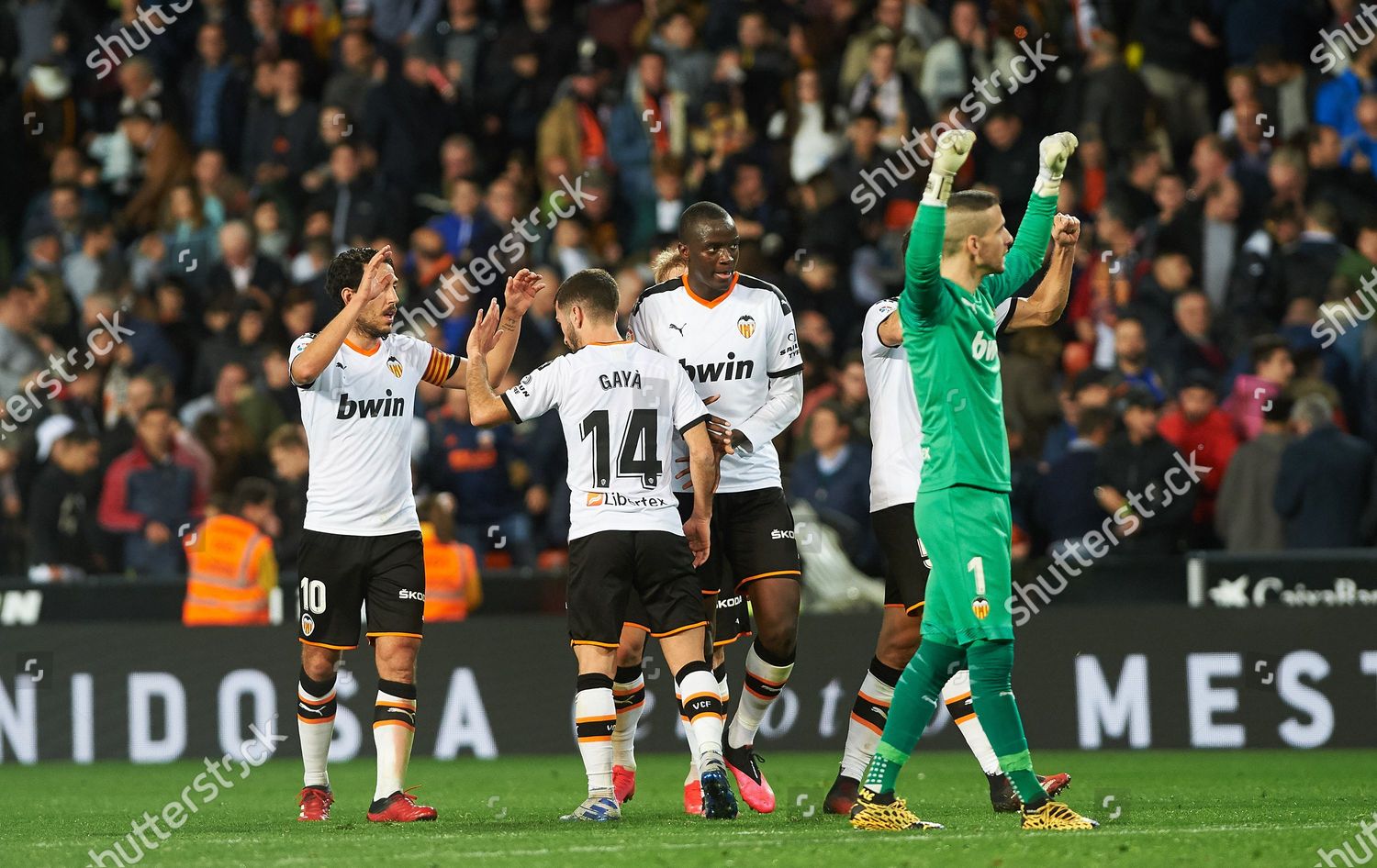 Valencia Players Celebrates Editorial Stock Photo - Stock Image ...