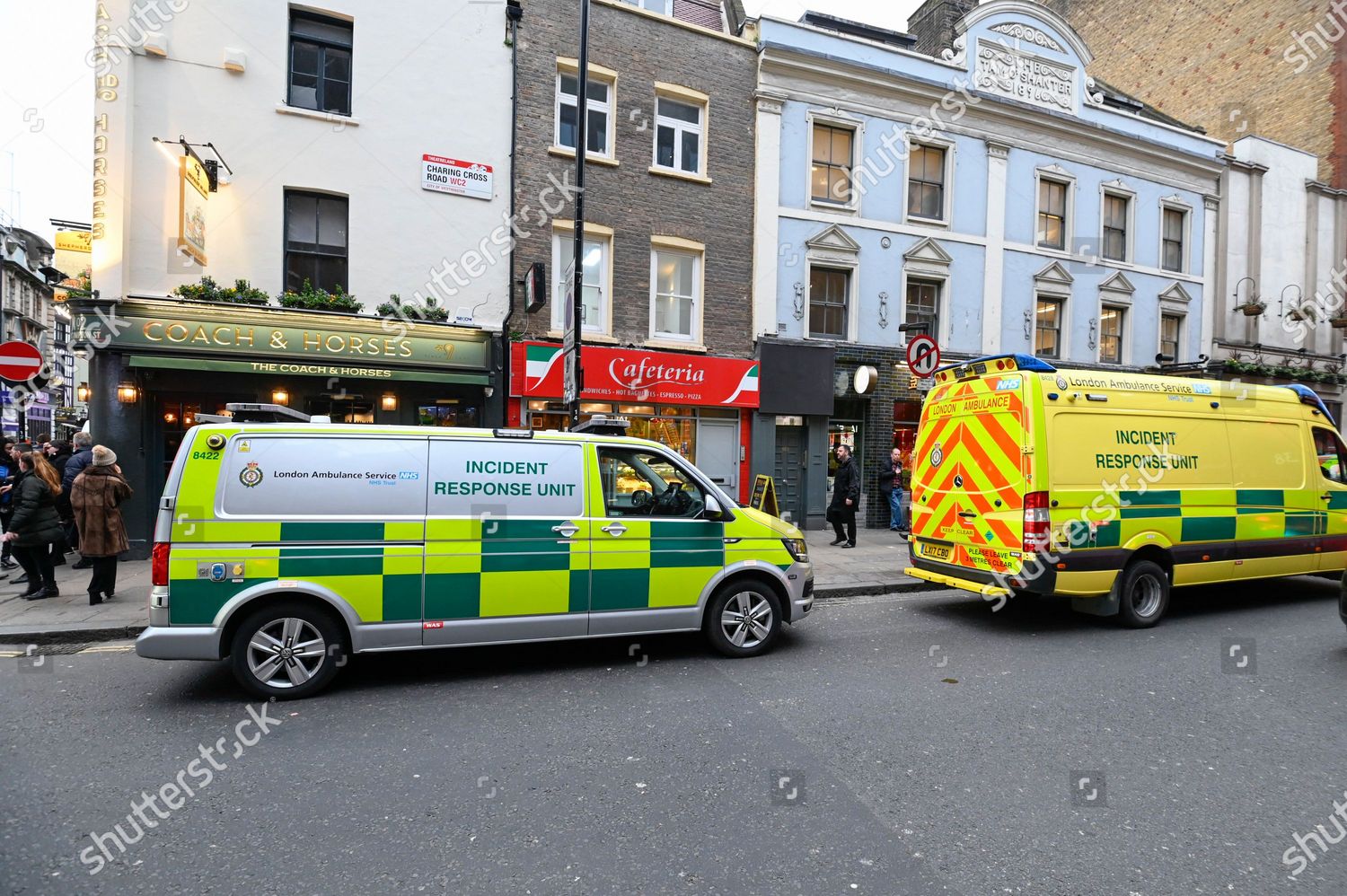Emergency Services On Charing Cross Road Editorial Stock Photo Stock