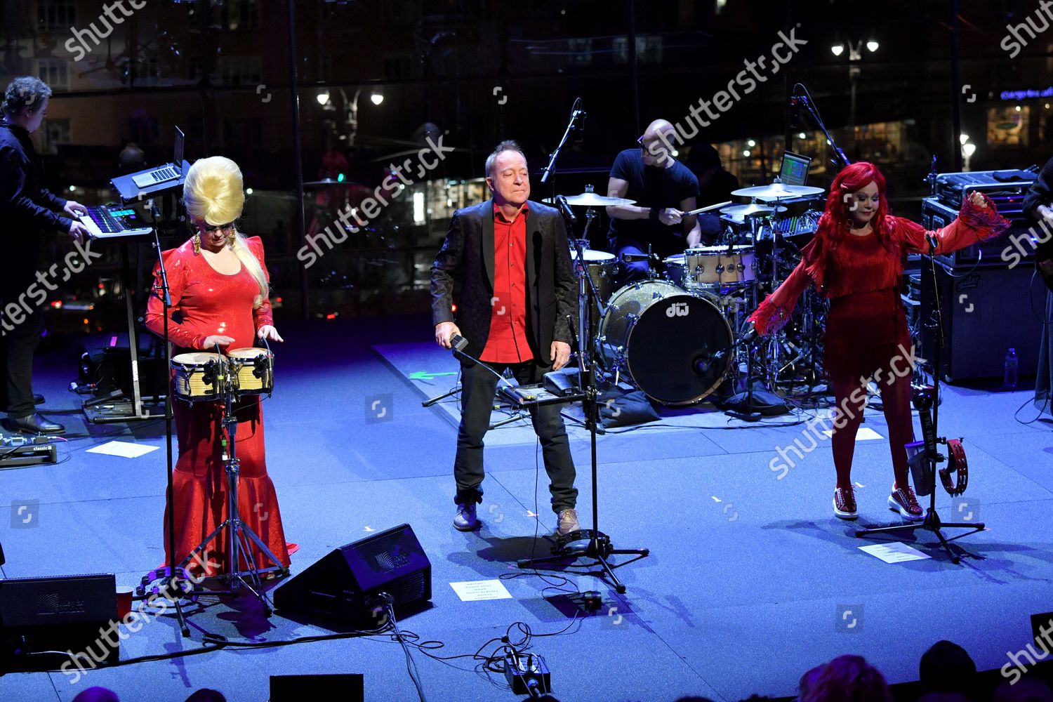 Cindy Wilson Fred Schneider Kate Pierson Editorial Stock Photo - Stock ...