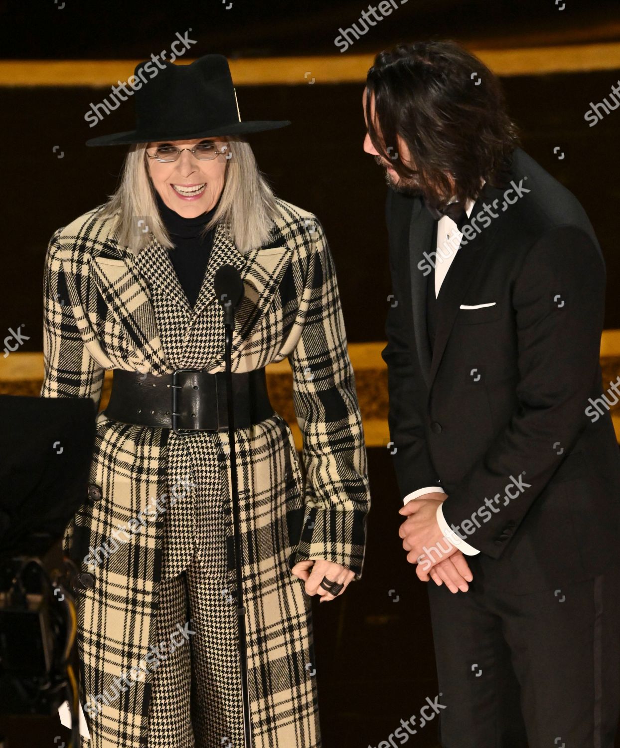Diane Keaton Keanu Reeves Editorial Stock Photo - Stock Image