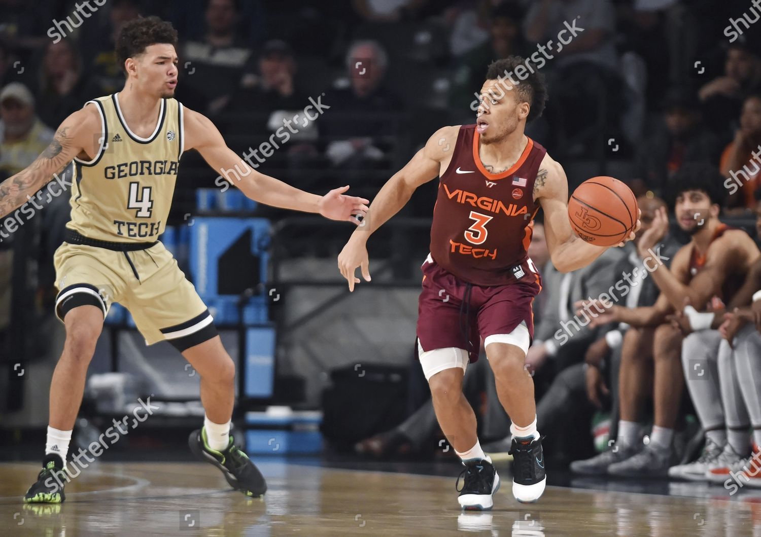 Virginia Tech Guard Wabissa Bede 3 Editorial Stock Photo Stock Image