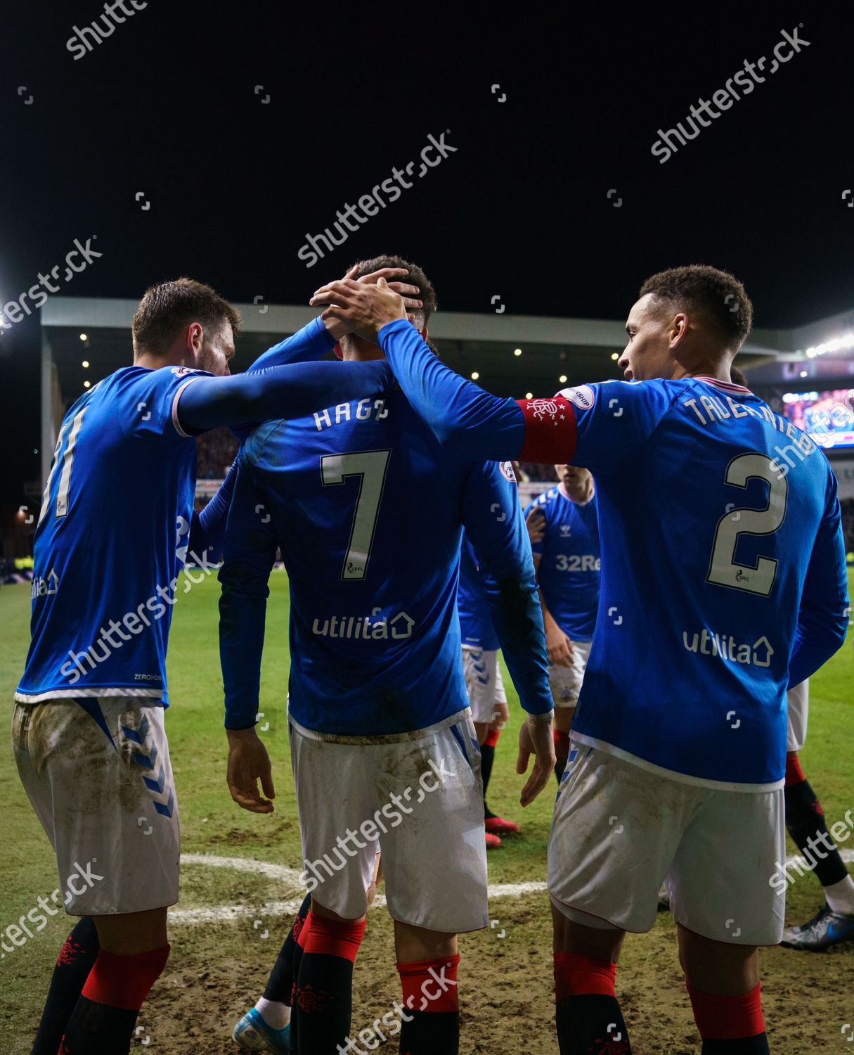 Ianis Hagi Rangers Gets Pat On Editorial Stock Photo - Stock Image ...