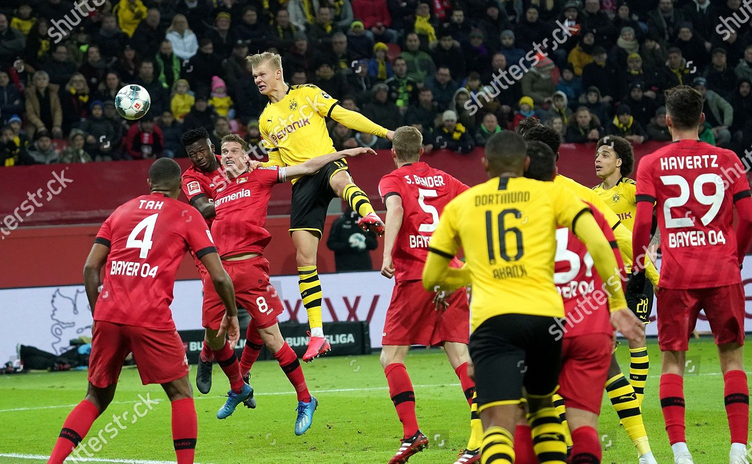 Bayer Leverkusen Vs Borussia Dortmund Jonathan Editorial Stock Photo ...