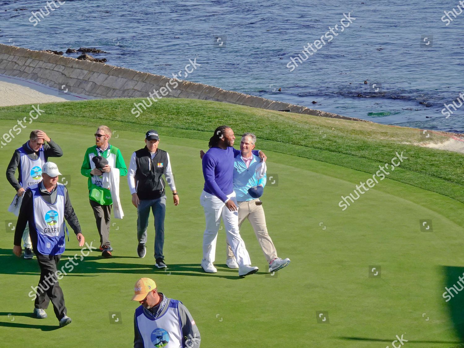Larry Fitzgerald At The Pebble Beach Pro-Am