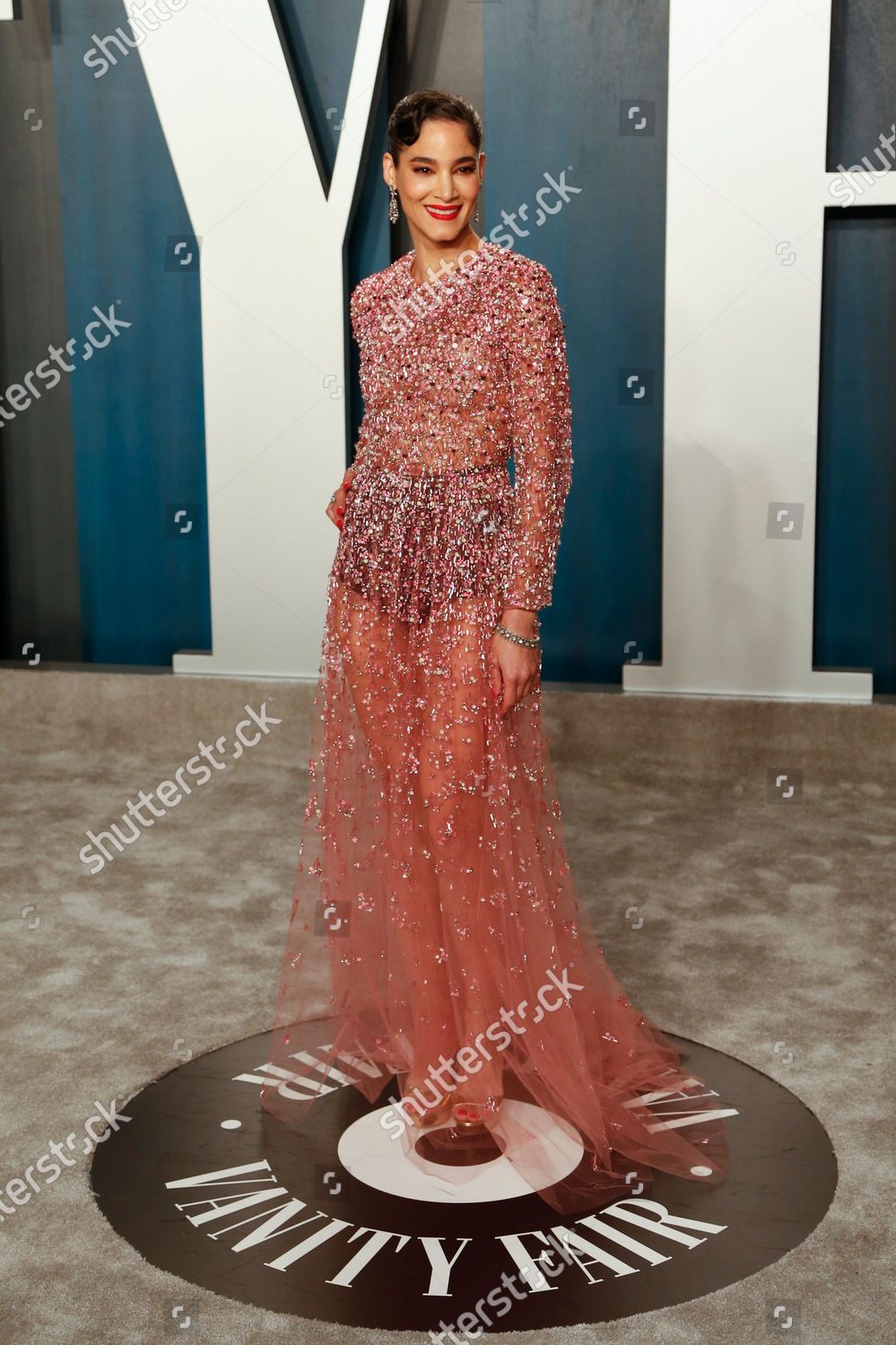 Sofia Boutella Attends Vanity Fair Oscar Editorial Stock Photo