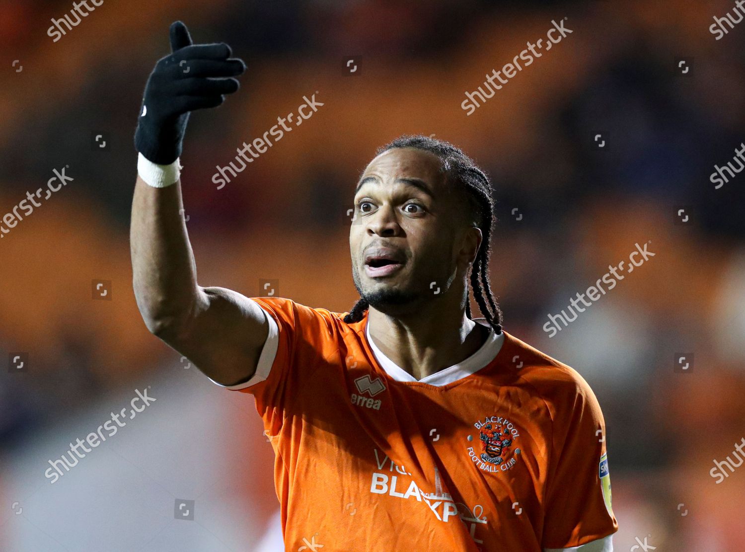 Nathan Delfouneso Blackpool Editorial Stock Photo - Stock Image ...