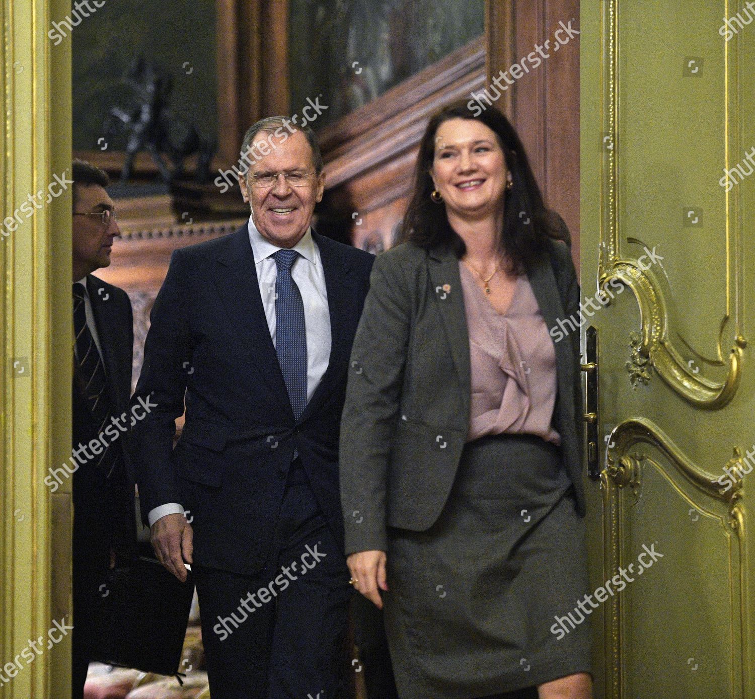 Meeting Russian Foreign Minister Sergey Lavrov Swedish Editorial Stock Photo Stock Image Shutterstock