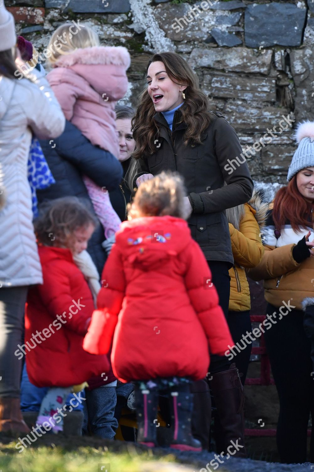Foto de stock de Catherine Duchess of Cambridge visit to Northern Ireland - 12 Feb 2020