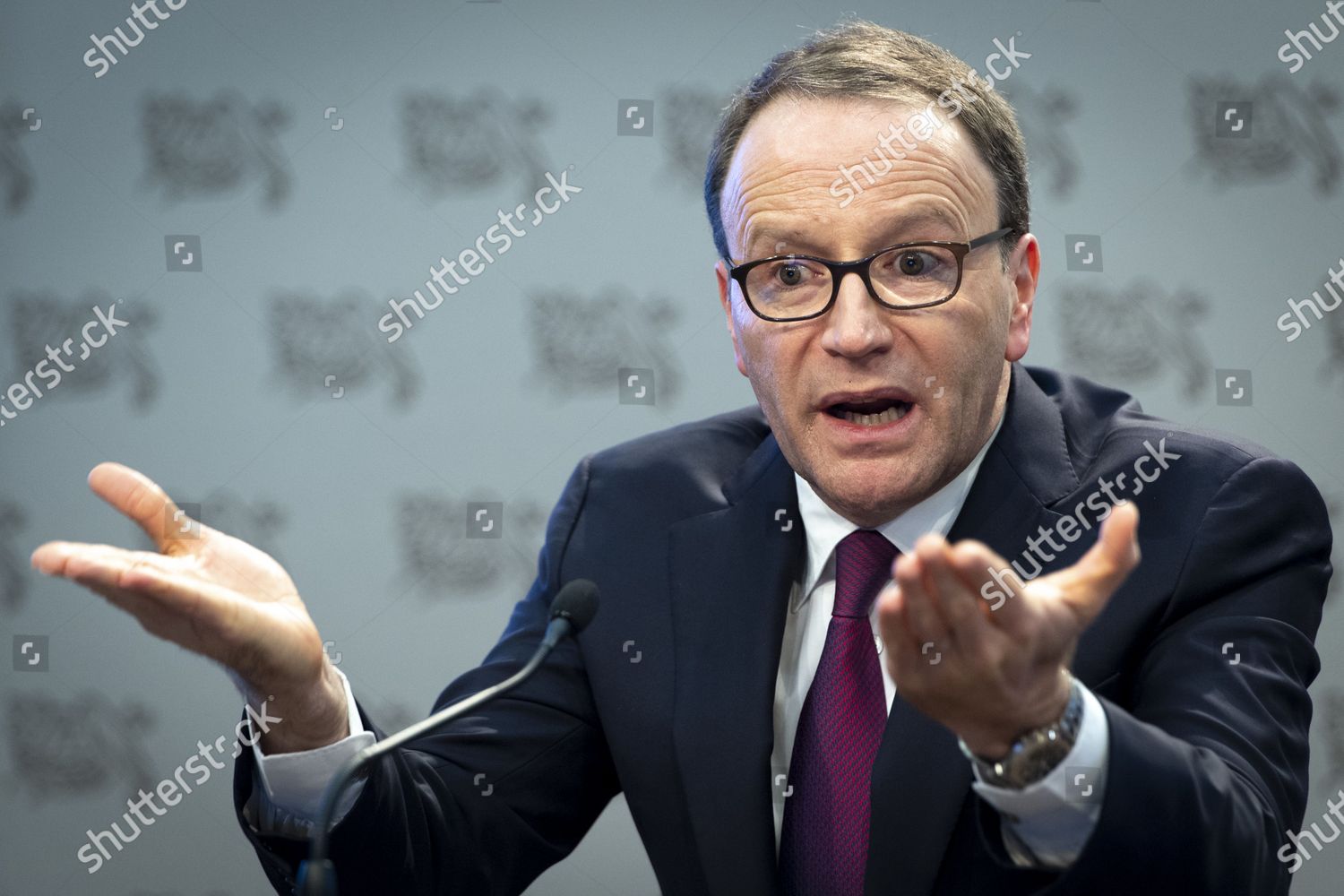 Nestles Ceo Ulf Mark Schneider Speaks Editorial Stock Photo - Stock ...