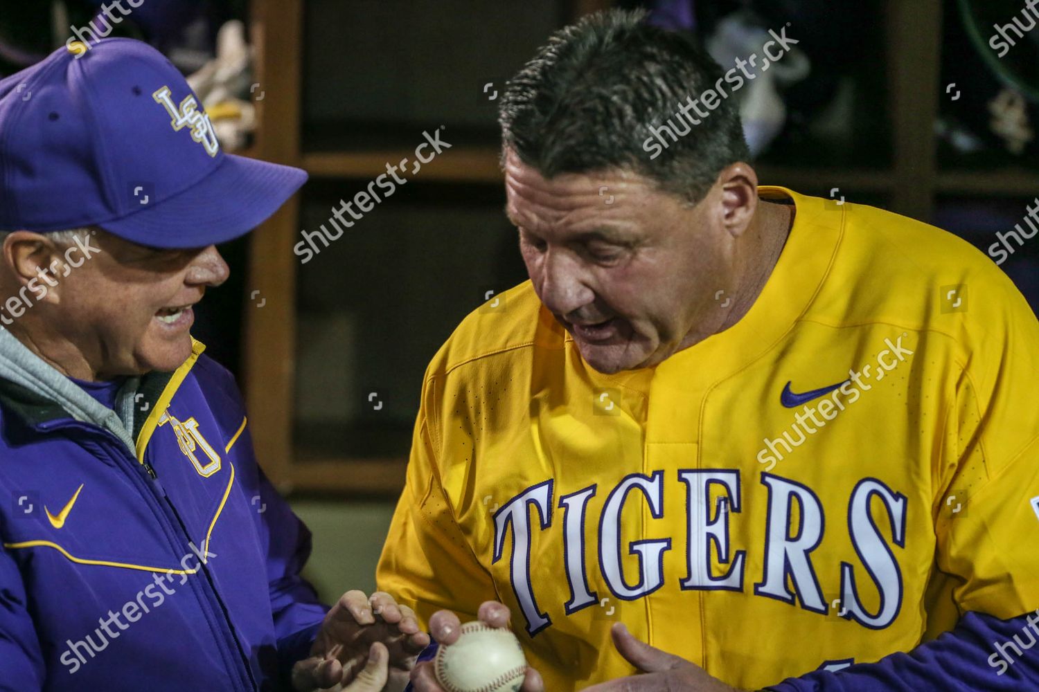 Lsu Baseball Head Coach Paul Mainieri Editorial Stock Photo - Stock ...