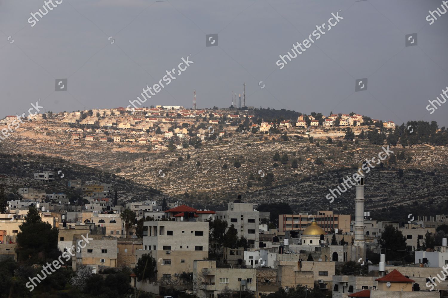 General View Israeli Settlement Elon Moreh Editorial Stock Photo