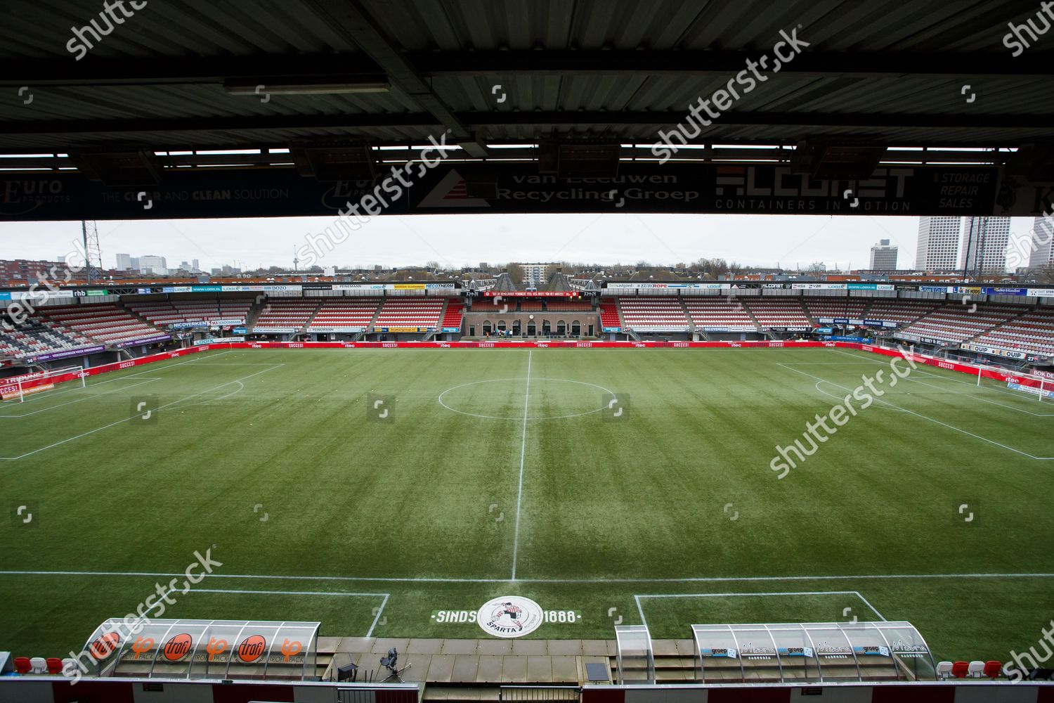 Sparta Stadion Het Kasteel Editorial Stock Photo Stock Image