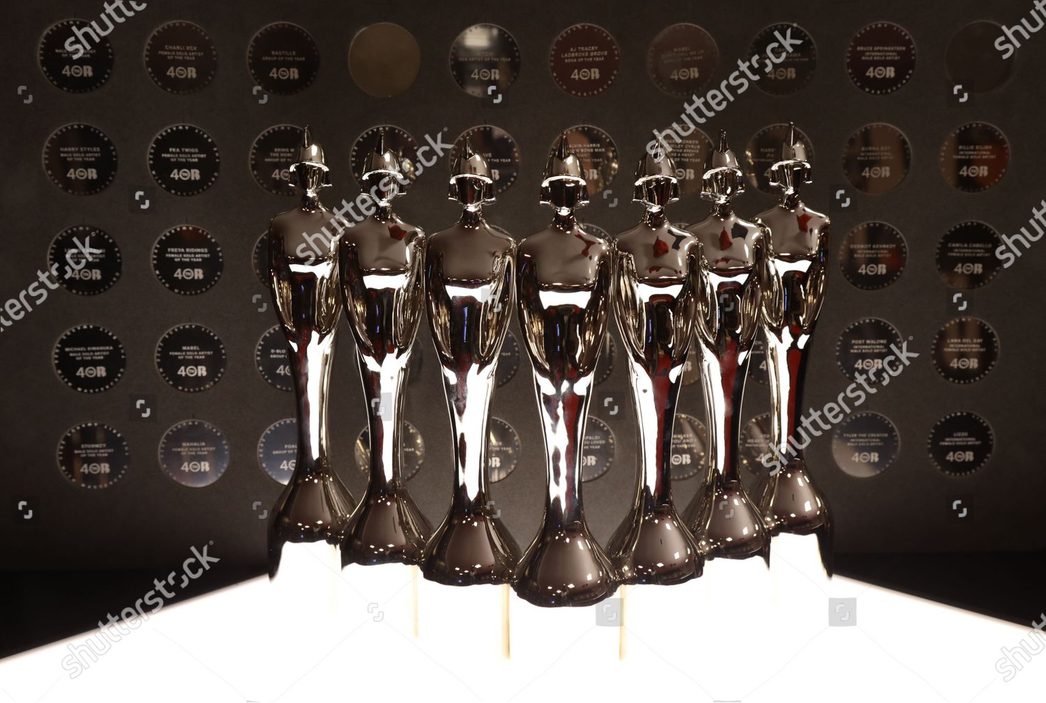 Brit Award Statuette Editorial Stock Photo - Stock Image | Shutterstock