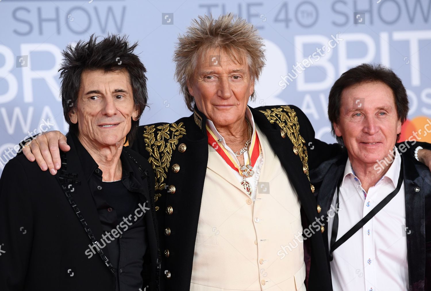 Ronnie Wood Rod Stewart Kenney Jones Editorial Stock Photo - Stock ...