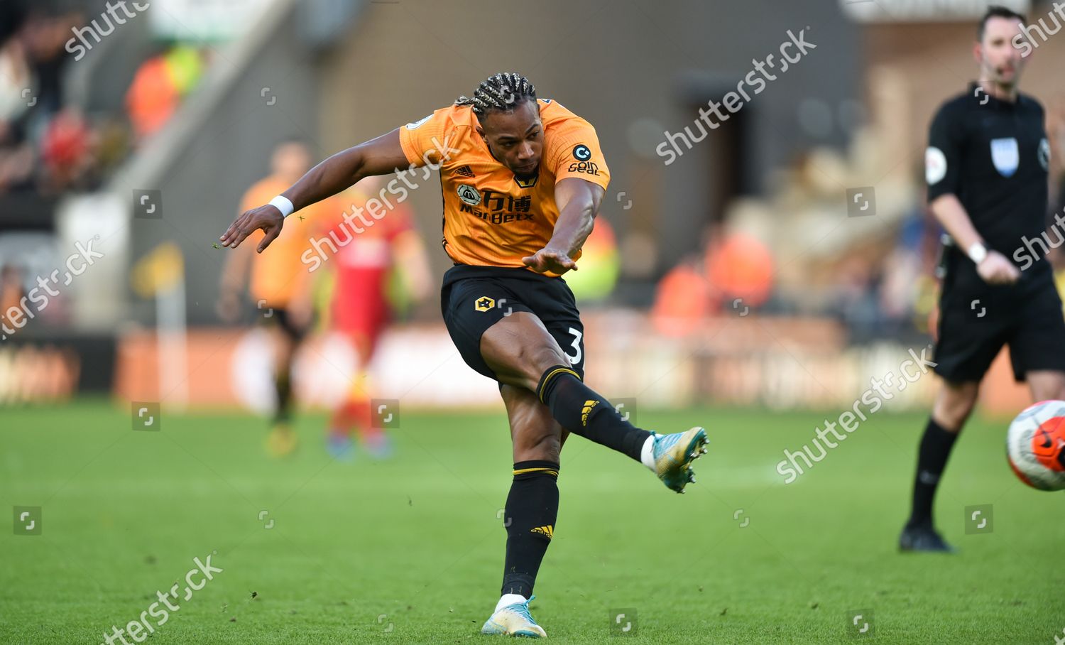 Adama Traore Wolverhampton Wanderers Shoots Goal Editorial Stock Photo ...