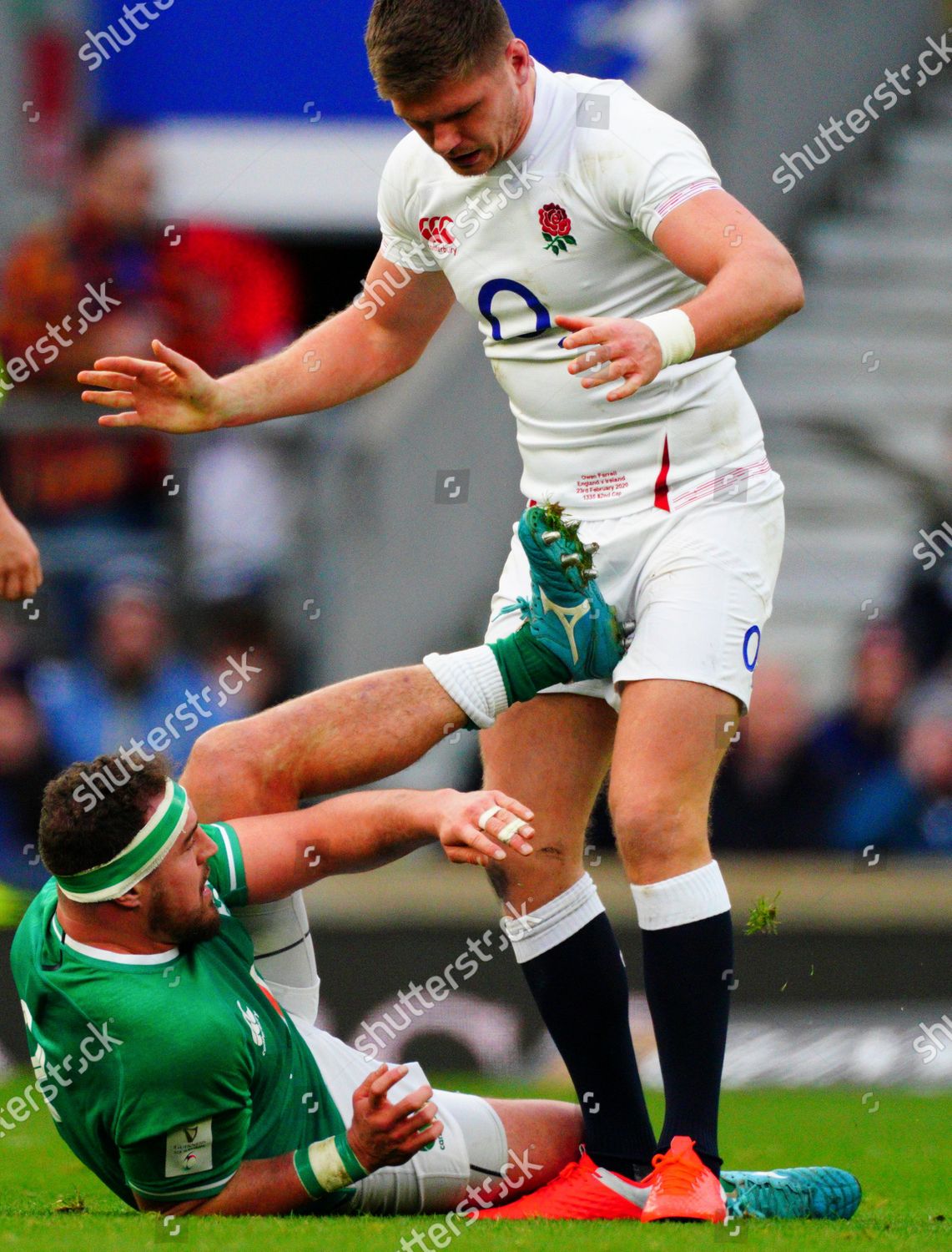 Owen Farrell Englandgrapples Cj Stander Ireland Editorial Stock Photo Stock Image Shutterstock