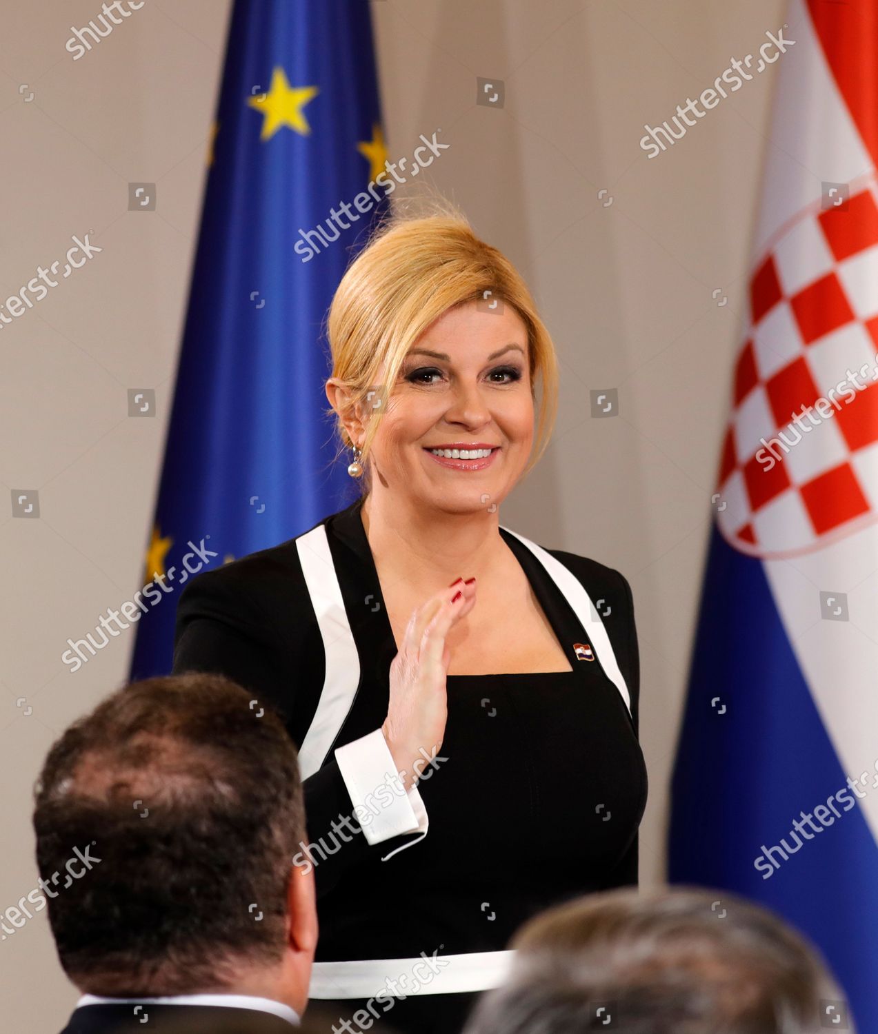 Croatian Former President Kolinda Grabar Kitarovic Editorial Stock ...