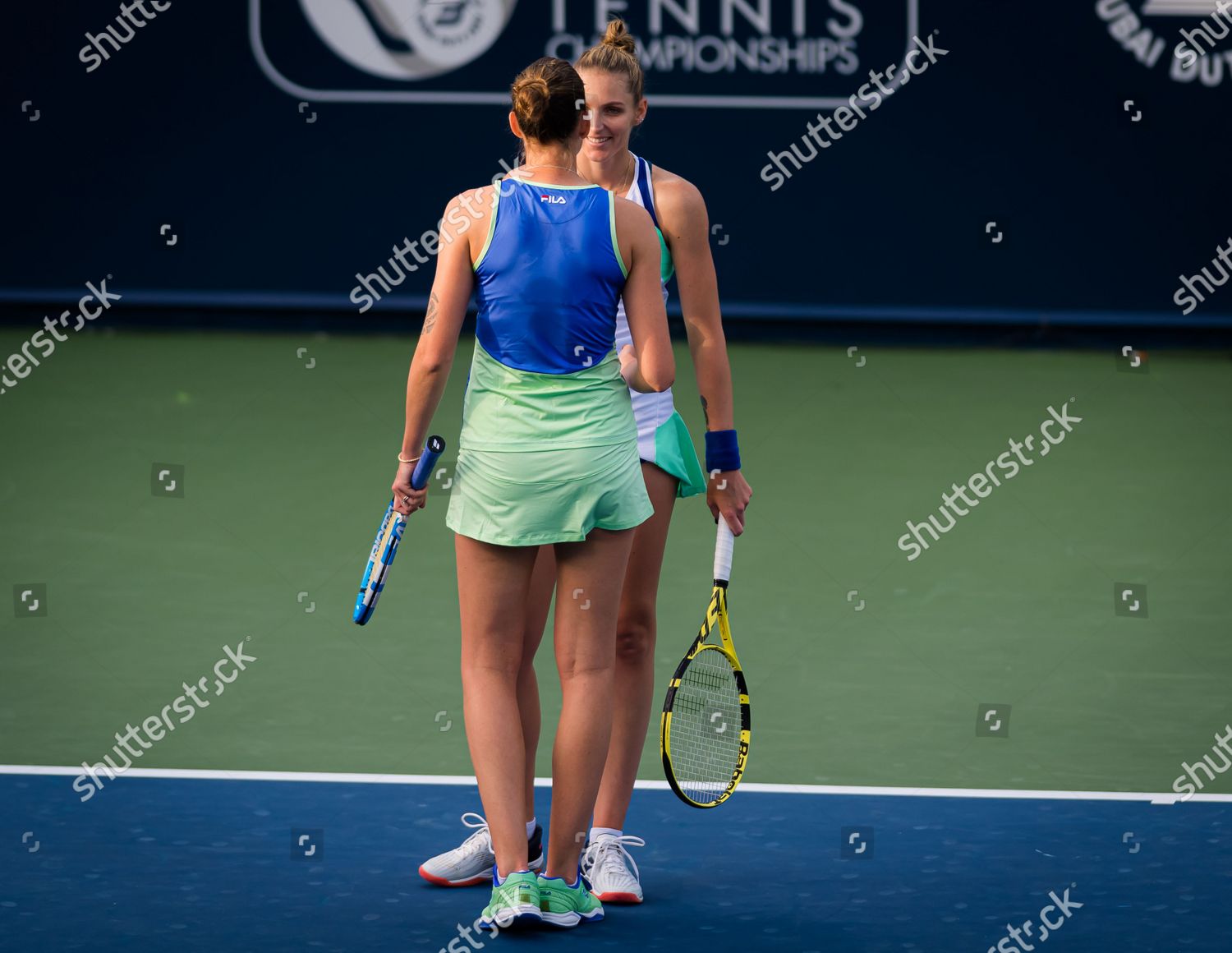 Karolina Pliskova Kristyna Pliskova Czech Republic Playing Editorial Stock Photo Stock Image Shutterstock