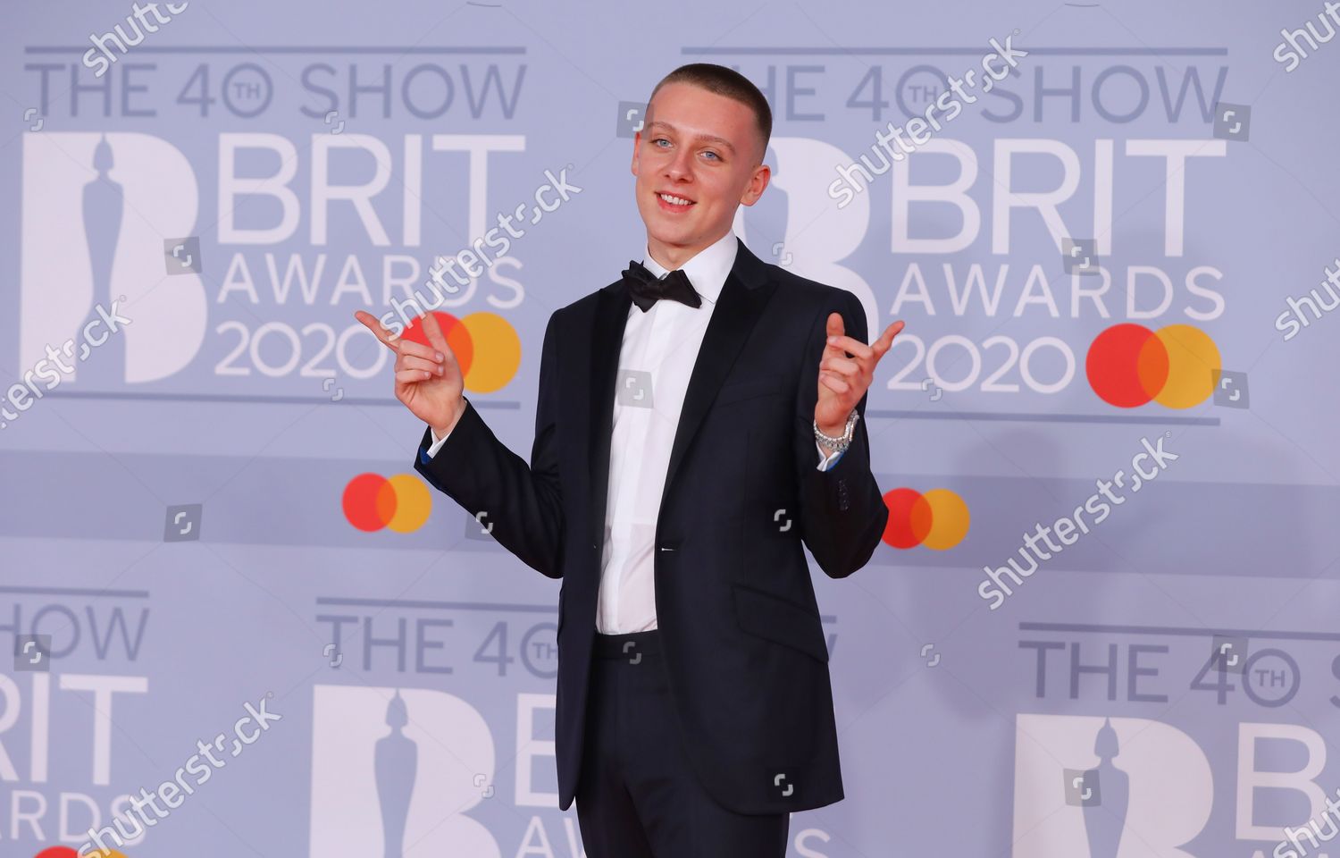 Aitch Arrives Brit Awards 2020 O2 Editorial Stock Photo Stock Image