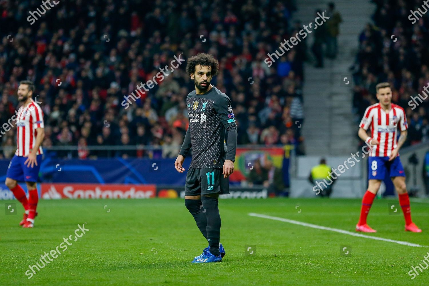 Liverpool Forward Mohamed Salah 11 During Editorial Stock Photo - Stock ...