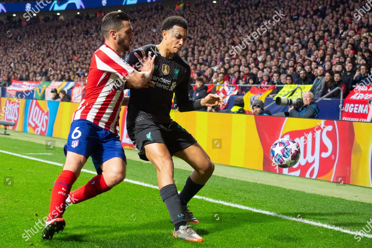 Jorge Koke Atletico De Madrid Joe Gomez Editorial Stock Photo Stock Image Shutterstock