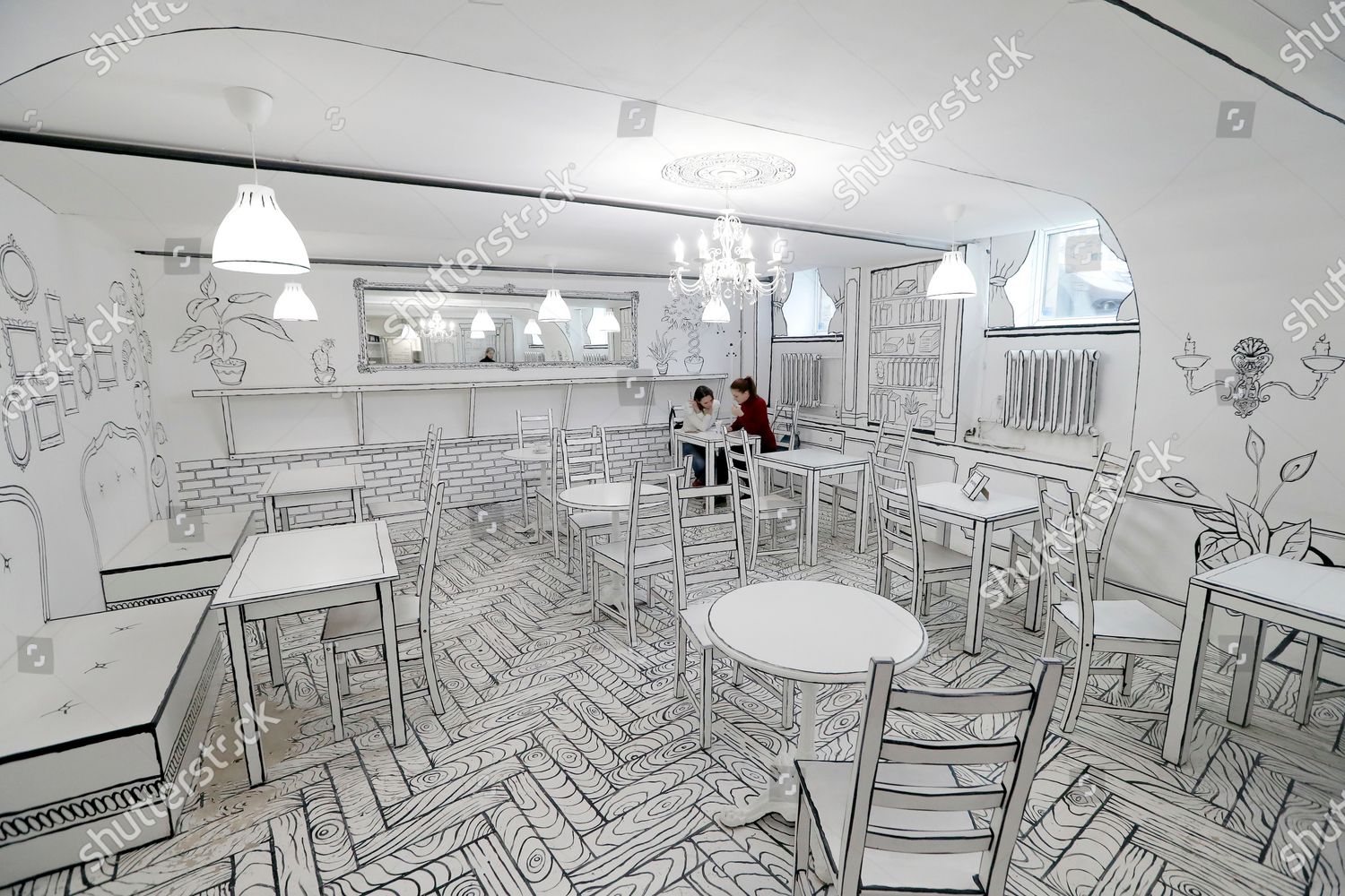 People Visit Newly Opened Bw Cafe Center Redaktionelles Stockfoto Stockbild Shutterstock