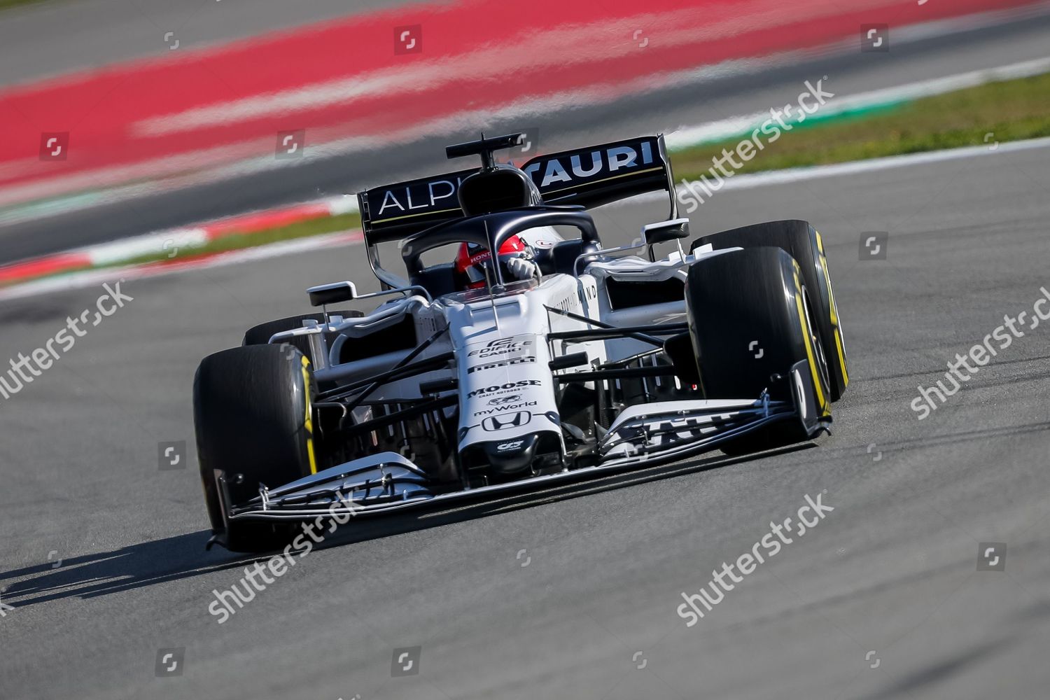 Daniil Kvyat Alpha Tauri Seen Action Editorial Stock Photo - Stock ...