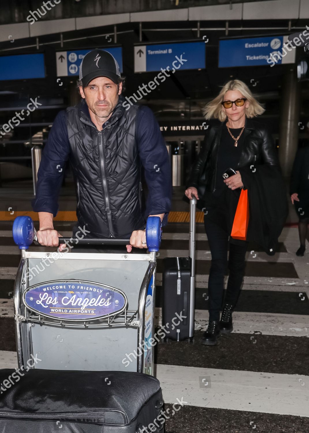 Patrick Dempsey Jillian Fink Redaktionelles Stockfoto Stockbild