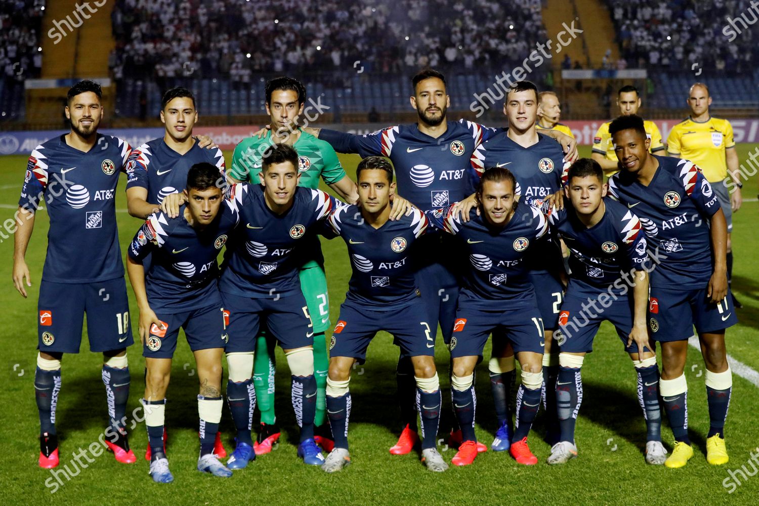 America De Mexicos Players Pose Photo Before Editorial Stock Photo Stock Image Shutterstock