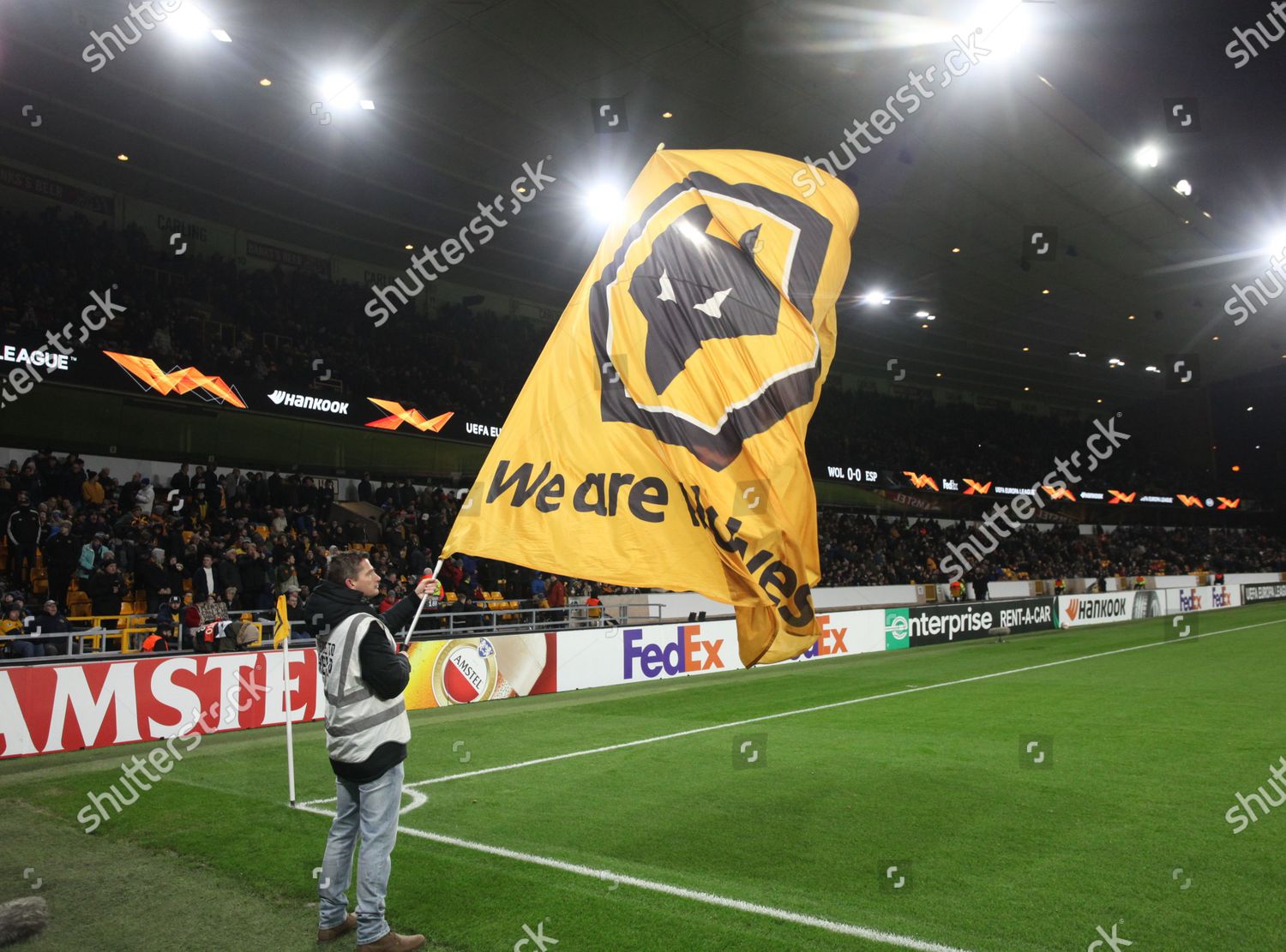 Flag Bearer Wolves Wolverhampton Wanderers V Espanyol Europa Editorial Stock Photo Stock Image Shutterstock