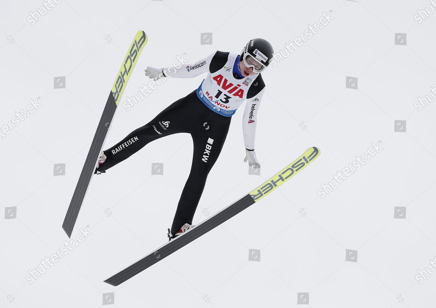 Andreas Schuler Switzerland Airborne During Mens Editorial Stock Photo ...