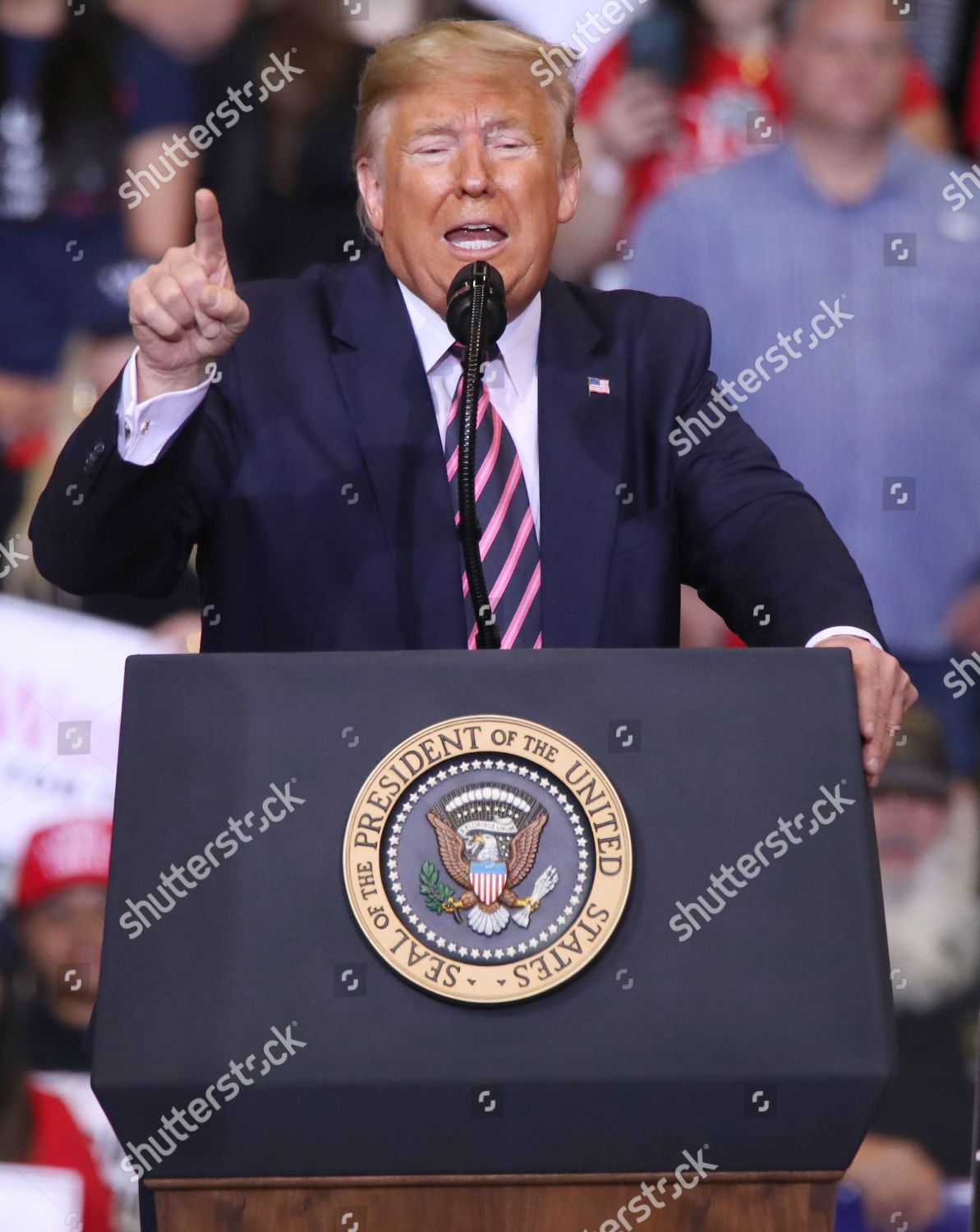 Us President Donald Trump Delivers Speech Editorial Stock Photo - Stock ...