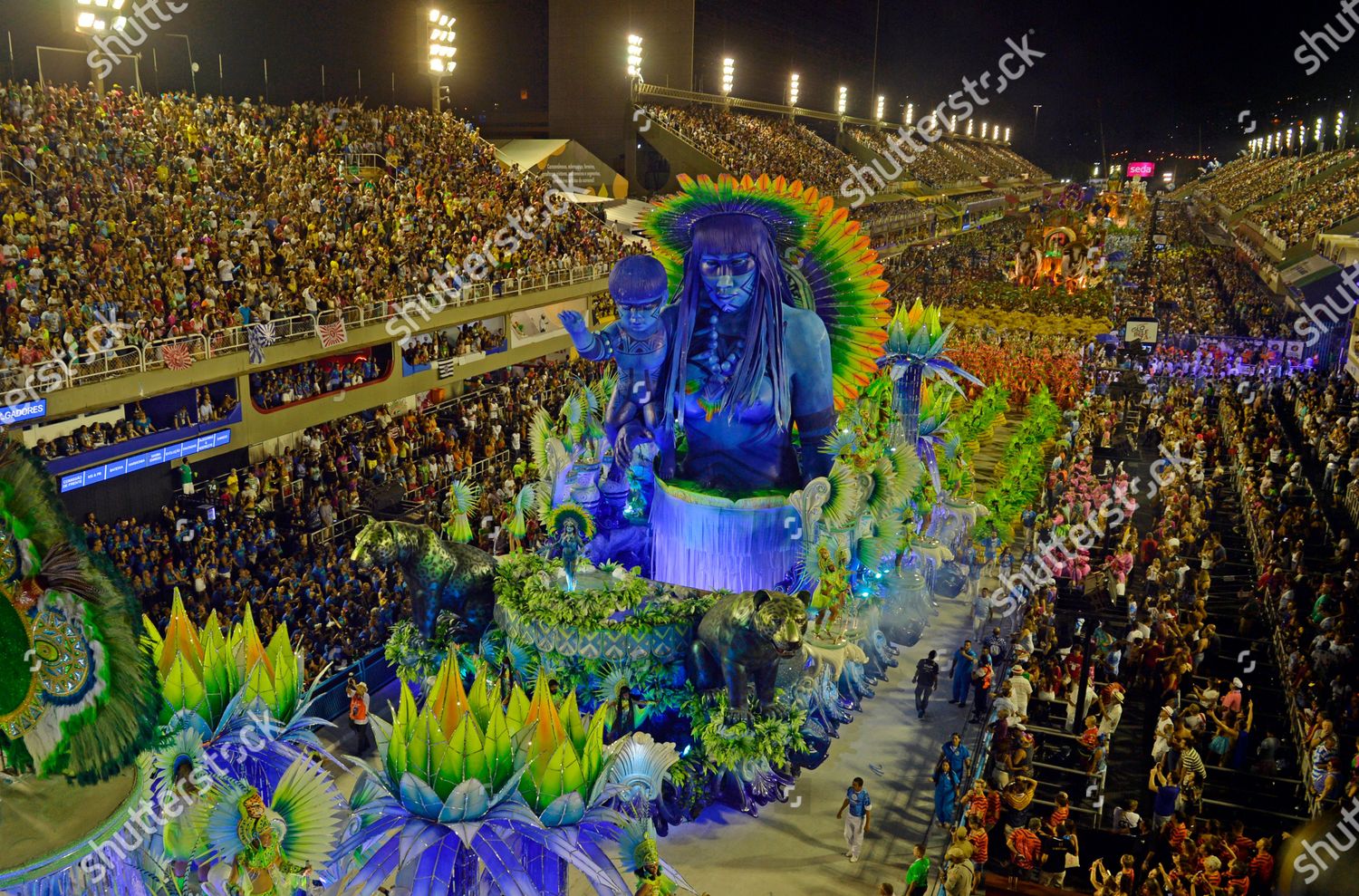 Float Vila Isabel Samba School Annual Rio Editorial Stock Photo Stock Image Shutterstock