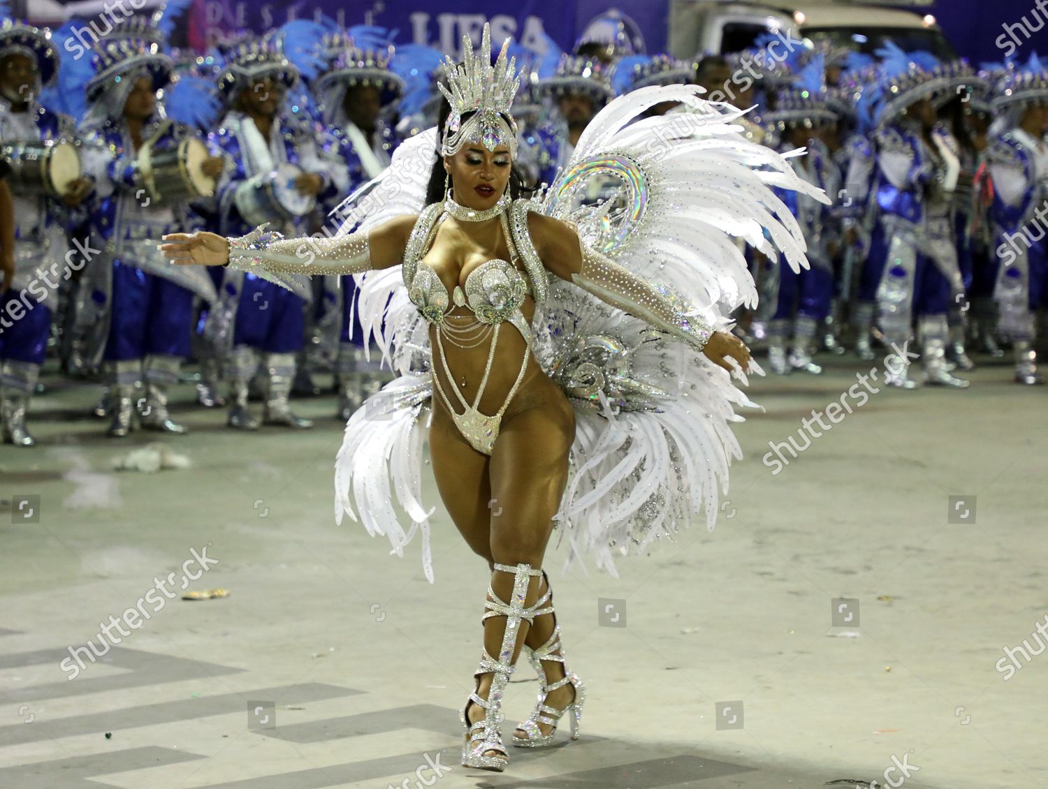 Members Beija Flor Samba School Take Part Editorial Stock Photo Stock Image Shutterstock