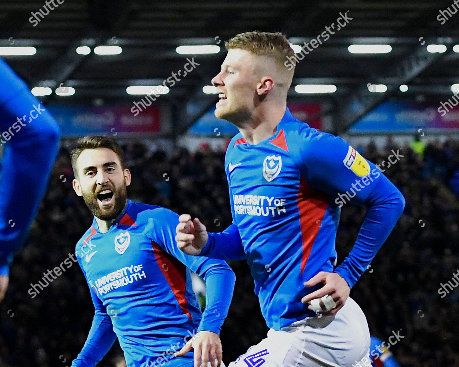 Andy Cannon Portsmouth Celebrates Scoring First Editorial Stock Photo ...