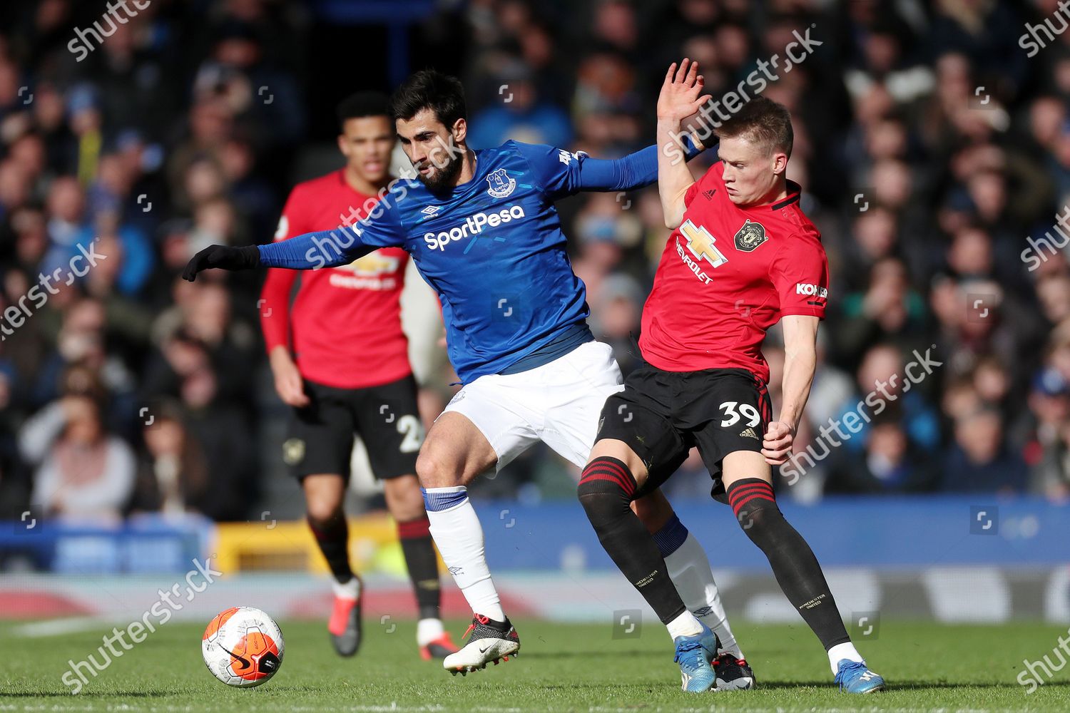 Andre Gomes Everton Scott Mctominay Manchester United Editorial Stock Photo Stock Image Shutterstock
